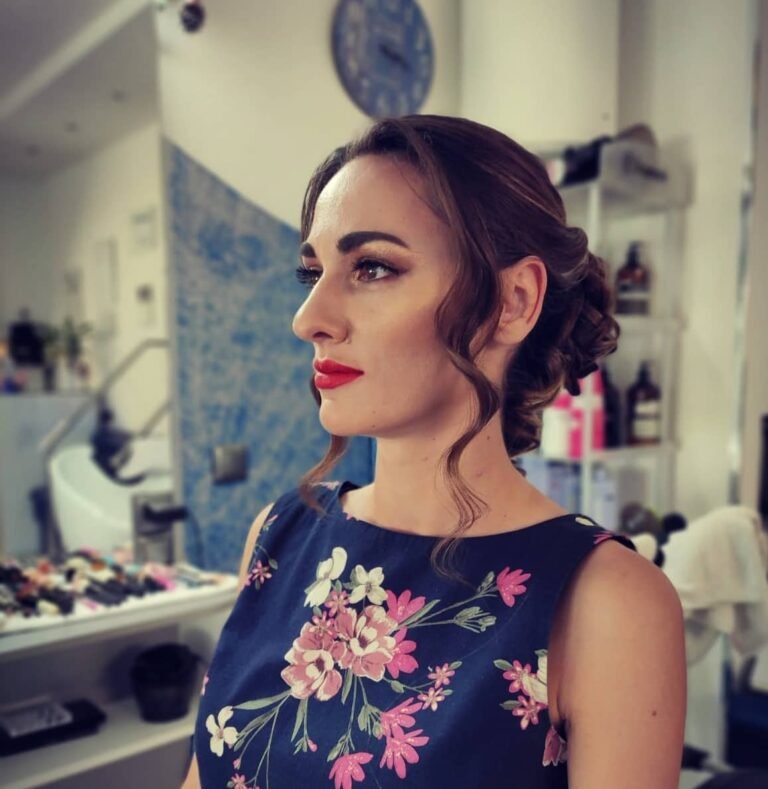 Rezultat svečane frizure i šminke u Beauty Studiju Vitalis Zagreb galerija